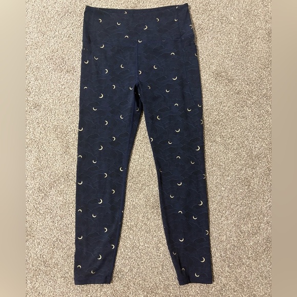 ZYIA‎ Navy Terrace Moon Luxe Leggings Size 6-8 - Picture 1 of 7